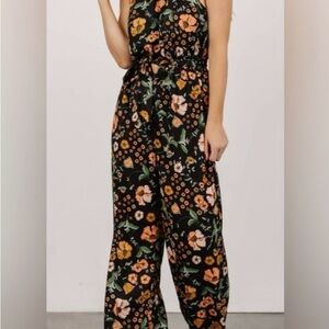 NWT Baltic Born Mallory High Neck Floral Jumpsuit